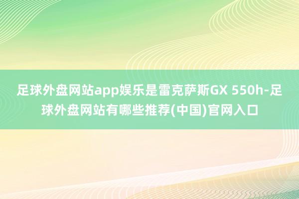 足球外盘网站app娱乐是雷克萨斯GX 550h-足球外盘网站有哪些推荐(中国)官网入口